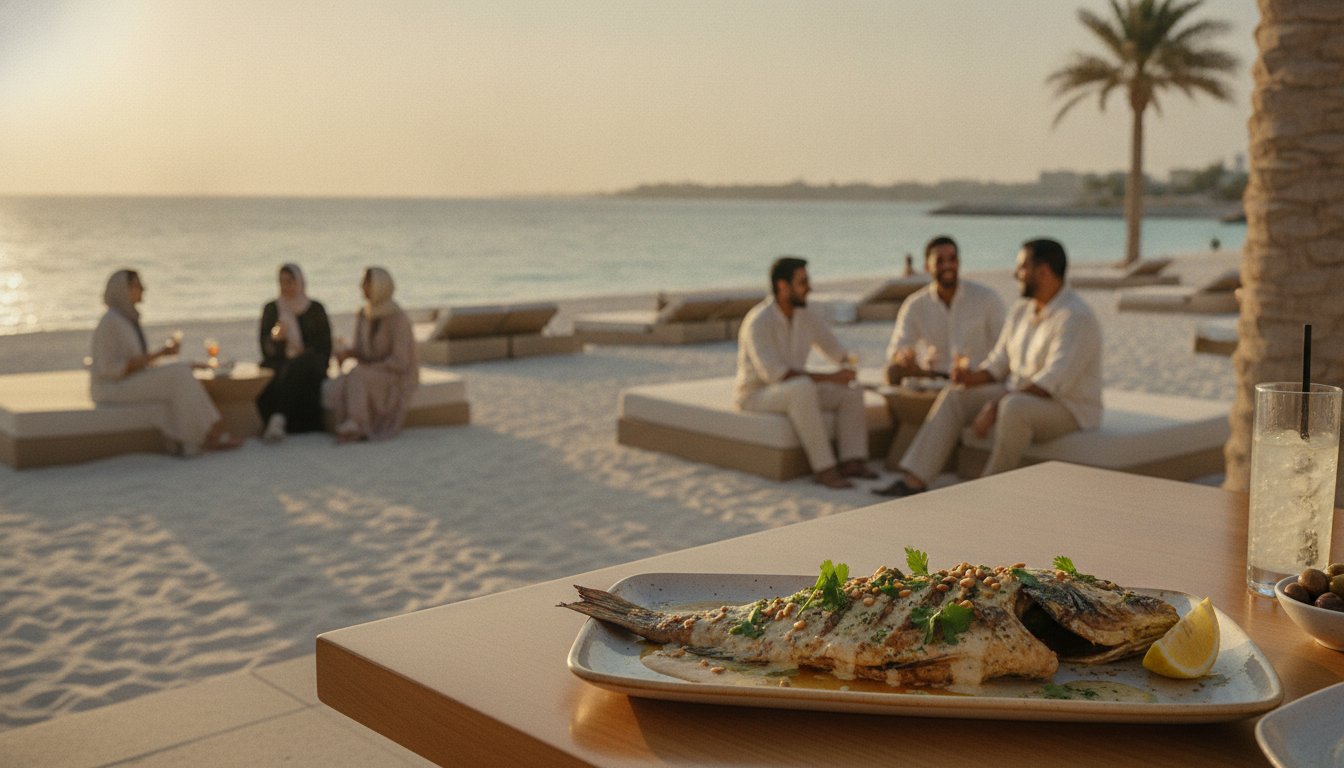 Beach Day Pass Al Marjan Island: The 2026 Guide to Sun, Sea, and Samakeh Harra